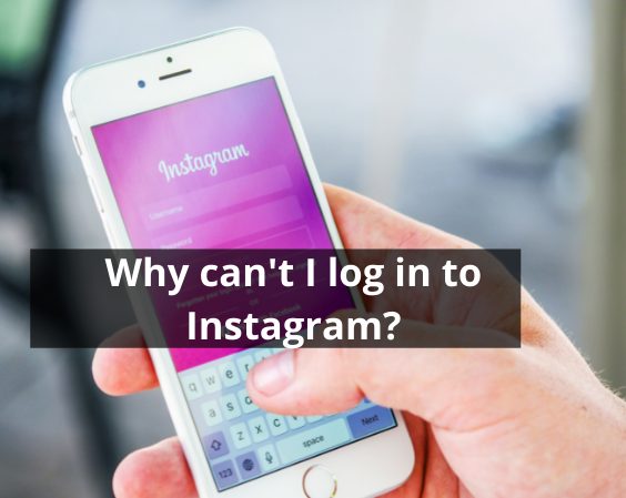 cant log in to instagram