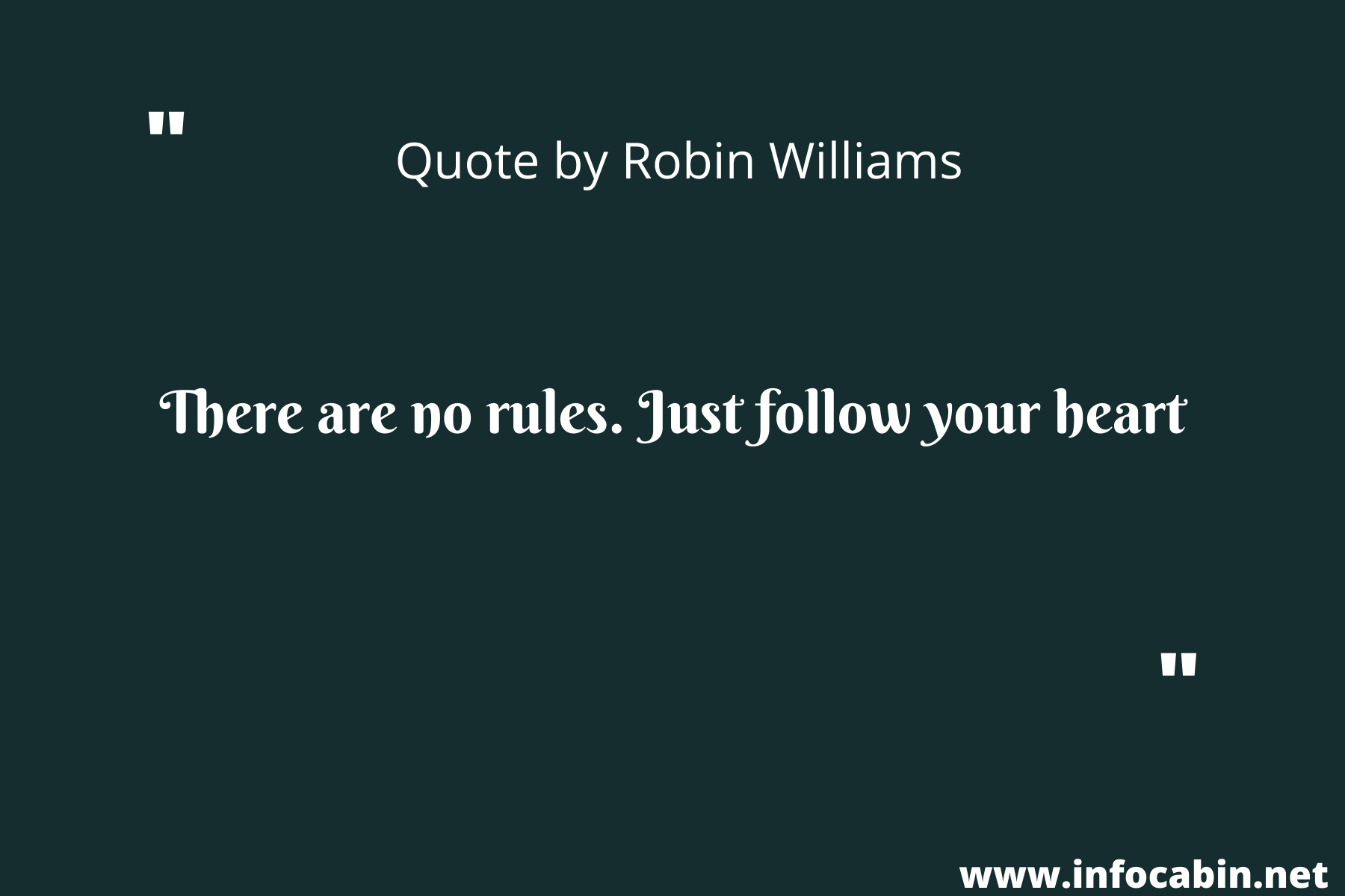 There are no rules. Just follow your heart. 