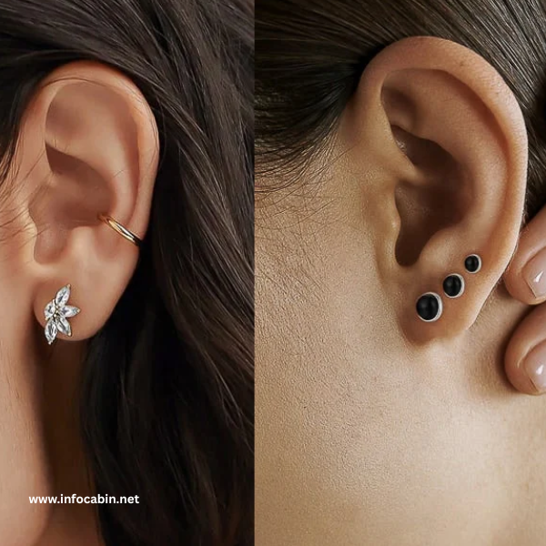 Starter jewelry: studs, posts, and safe metals